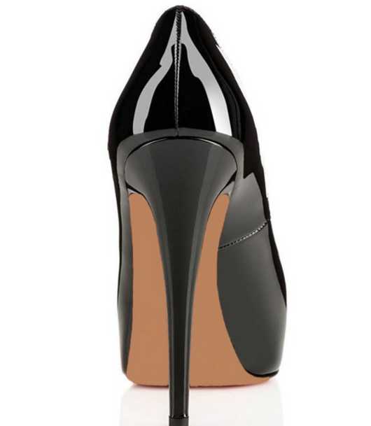 Sandalias de Tacón Alto Plataforma Charol Boca de Pez - Zapatos Sexy para Mujer - Image 4