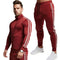 Conjunto Deportivo de Dos Piezas con Rayas Europeas y Americanas