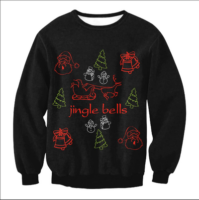 Suéter Navideño Divertido Santa Elfo Vacaciones para Hombre y Mujer - Image 21