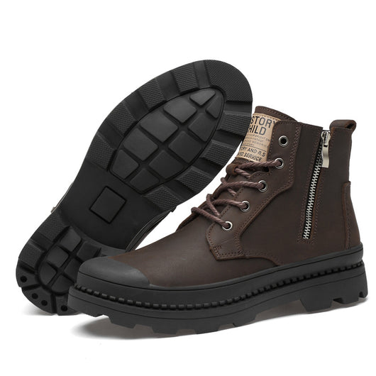 Botas Martin Cómodas Talla Grande con Cierre Lateral y Suela de Goma - Image 12