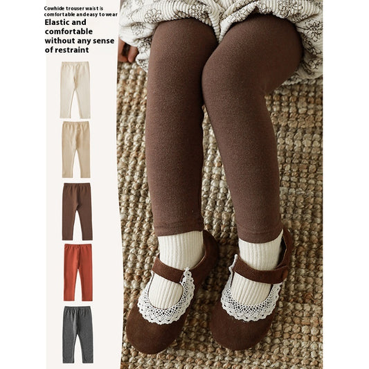 Leggings Elásticos para Niña - Versátiles para Exteriores y Uso Diario - Image 2