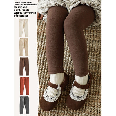 Leggings Elásticos para Niña - Versátiles para Exteriores y Uso Diario - Image 2