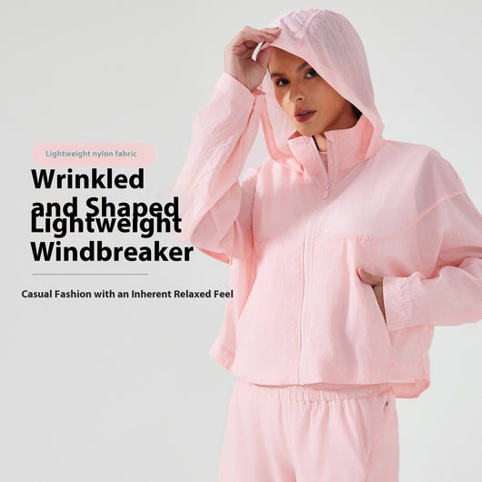 Chaqueta Deportiva Impermeable Ultraligera con Capucha