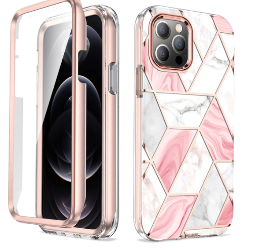 Funda Protectora de Mármol para iPhone 12 - Resistencia Triple Certificada
