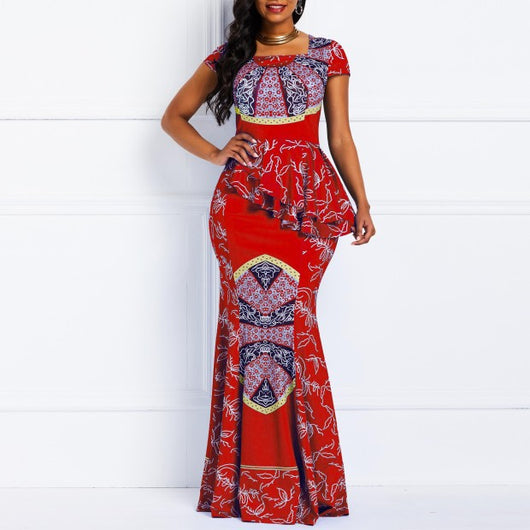 Vestido de Moda Europeo Americano con Estampado Digital - Image 7