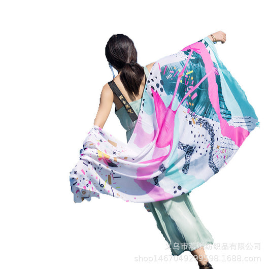 Bufanda Étnica Larga Estilo Coreano para Verano y Otoño - Image 5