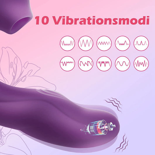 Vibrador Portátil Recargable con Múltiples Funciones de Succión y Vibración - Image 13