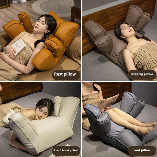 Cojín de Soporte Lumbar con Diseño de Pata de Gato - Funda Removible y Lavable - Image 4