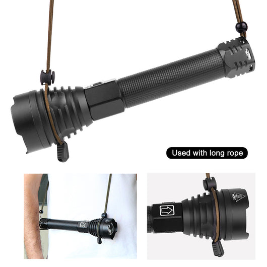 Linterna LED XHP90 con Carga USB - Iluminación Potente y Recargable - Image 3