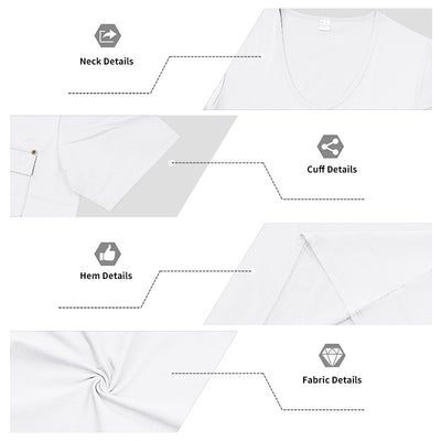Playera Holgada Casual para Hombre con Cuello Amplio y Mangas Cortas - Image 21