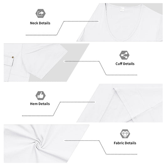 Playera Holgada Casual para Hombre con Cuello Amplio y Mangas Cortas - Image 21