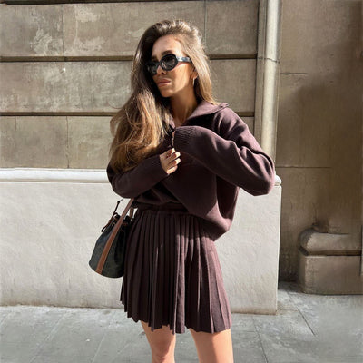 Falda Plisada Personalizada para Mujer - Conjunto de Moda - Image 14