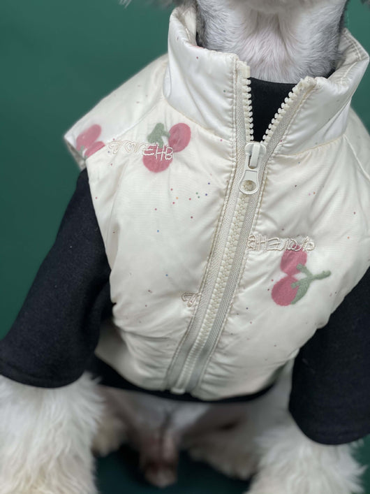 Chaleco Térmico para Perros - Abrigo Cereza Otoño e Invierno - Image 3