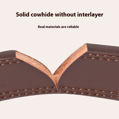 Teal leather pet collar with white stitching, dark metal buckle, and D-ring, displayed on a brown surface. - Image 2