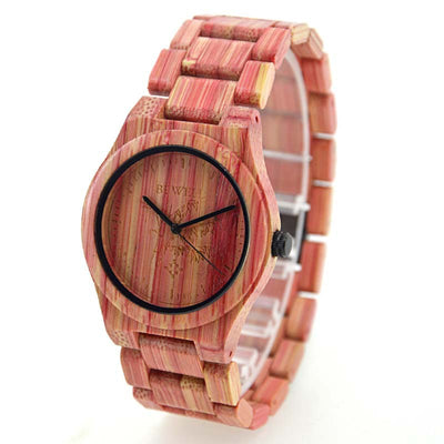 Reloj de Madera Bambú con Movimiento Dinámico - Image 5