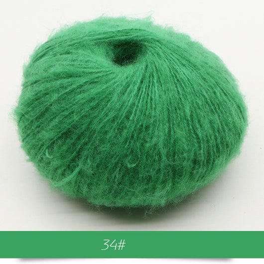 Suéter y chal de mohair para bebé con detalle de tejido - Image 58