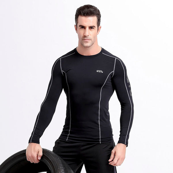 Conjunto de Entrenamiento Running Otoño Invierno - Playera Manga Larga