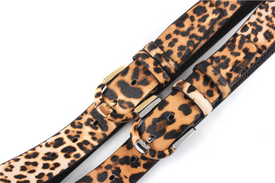 Cinturón de Cuero Estampado Leopardo para Mujer - Image 10
