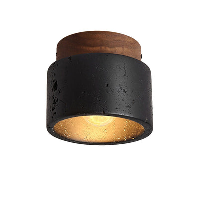Lámpara de Techo Moderna Minimalista Negra y Amarilla - Image 6