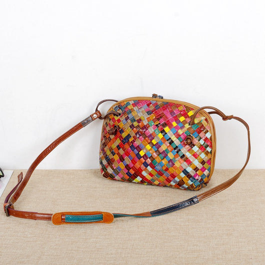 Bolsa Tejida con Rayas Coloridas - Image 4