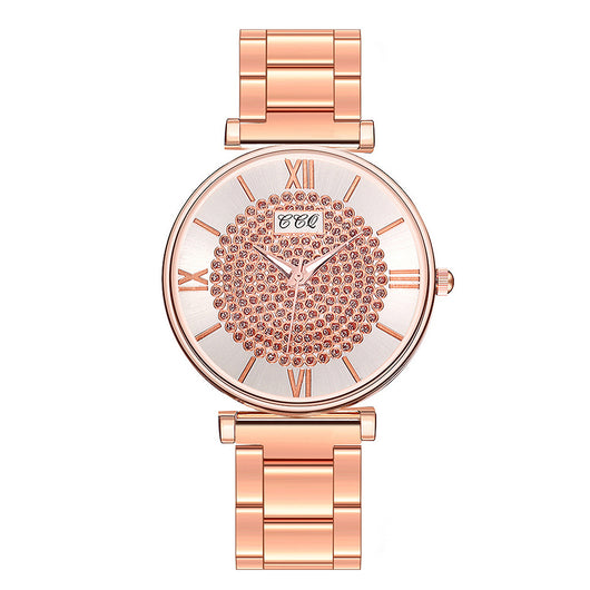 Reloj para mujer de acero aleado con correa metálica - Image 5