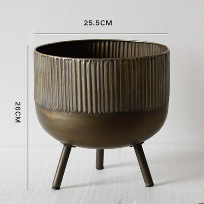 Maceta Industrial de Metal con Patas - Estilo Americano - Image 4