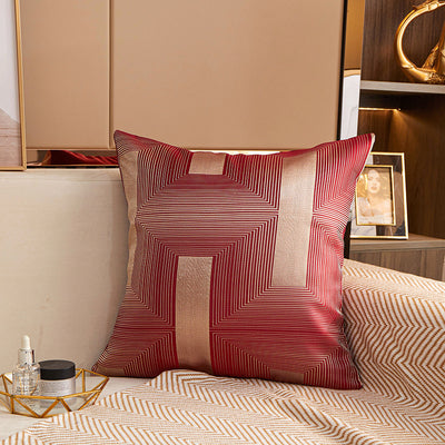 Funda de Almohada Jacquard Cuadrada para Sofá Diseño Minimalista - Image 14