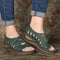 Sandalias Huecas de Color Sólido para Mujer
