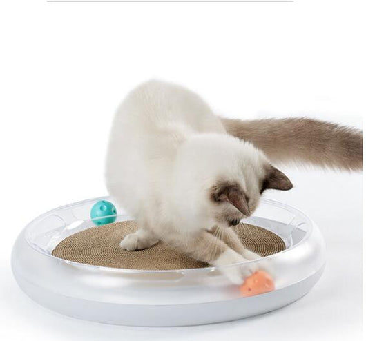 Rascador Multifuncional para Gatos con Cartón Corrugado