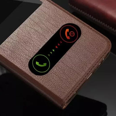 Funda Protectora de Cuero tipo Concha para Smartphone - Image 3