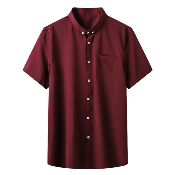Camisa de Manga Corta Talla Grande Plus Size