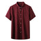 Camisa de Manga Corta Talla Grande Plus Size
