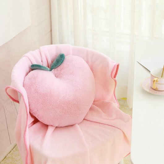 Cojín Peluche Frutas Simuladas - Durazno Decorativo - Image 2