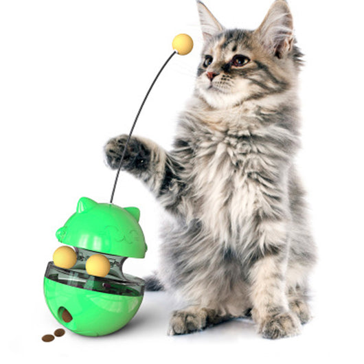Juguete Interactivo Gato de la Suerte con Pista Giratoria y Bola - Image 21