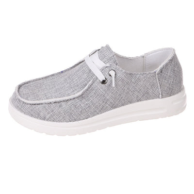 Zapatos de Lona Casual Lisos de Colores Claros - Image 13