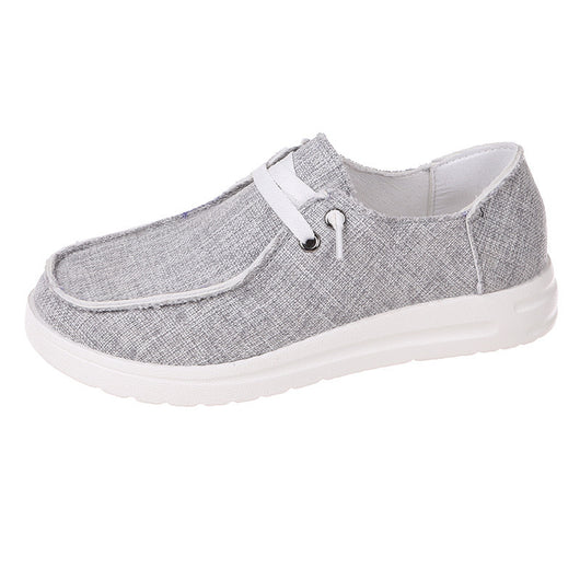 Zapatos de Lona Casual Lisos de Colores Claros - Image 13