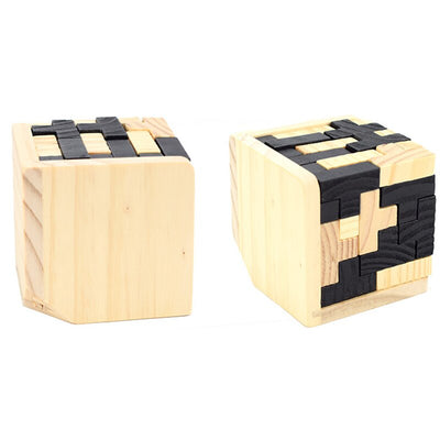 Puzzle de Madera Kongming - Cerradura de Luban para Adultos