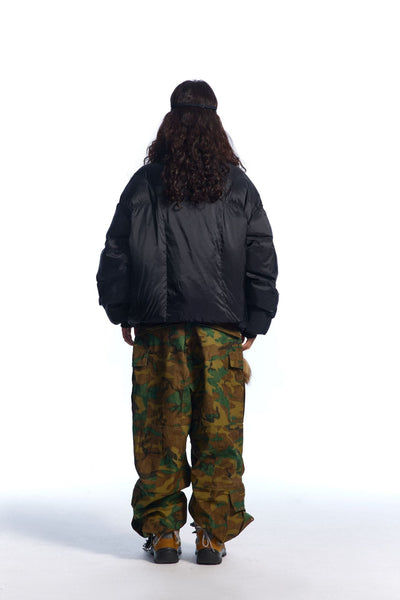 Abrigo Pato Blanco con Cuello Mao - Diseño Moderno Invierno - Image 11
