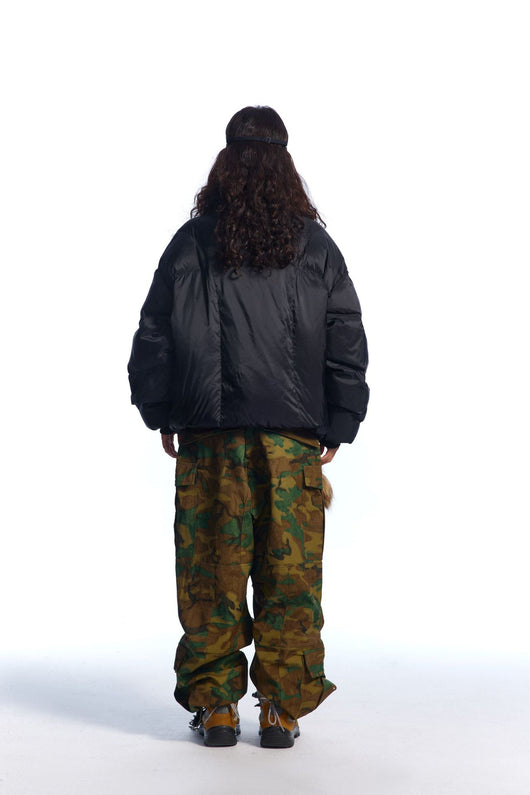 Abrigo Pato Blanco con Cuello Mao - Diseño Moderno Invierno - Image 11