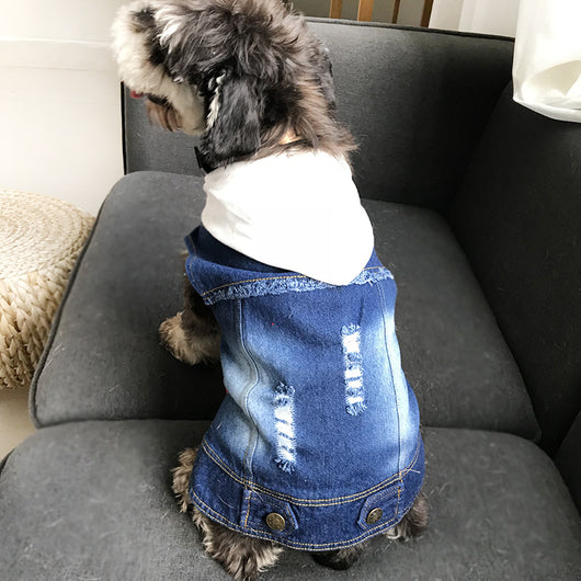 Chaleco Denim Lavado Teddy