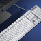 Teclado blanco mate
