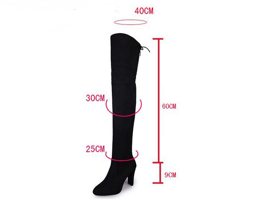 Botas Altas Over the Knee con Tacón para Mujer - Image 4