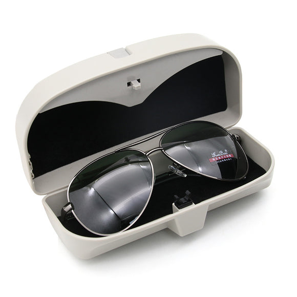 Organizador de gafas para auto con clip para visera