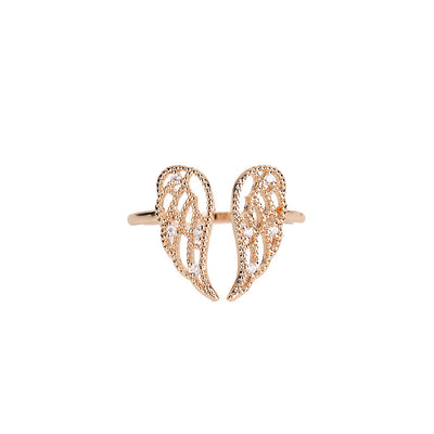Anillos de Alas de Ángel con Cristales de Diamante para Mujer - Image 5