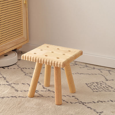 Banco de Madera Maciza Minimalista para Sala de Estar - Image 6