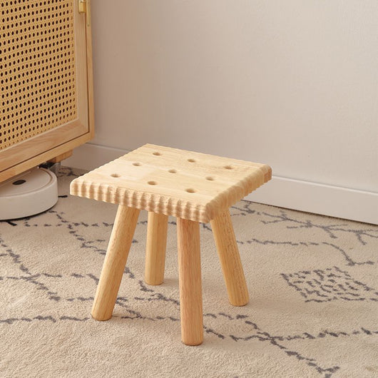 Banco de Madera Maciza Minimalista para Sala de Estar - Image 6