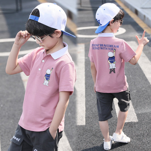 Conjunto de Ropa de Verano para Niños - Playeras de Manga Corta