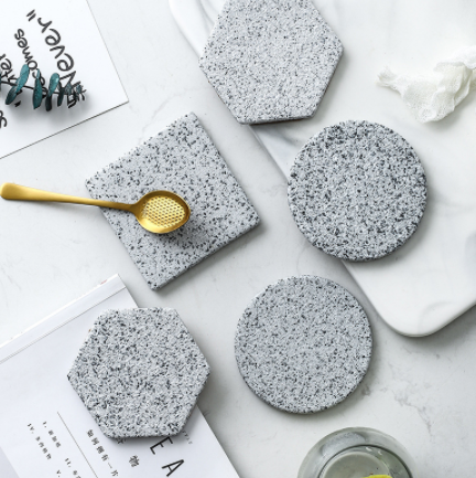 Posavasos de Cerámica con Patrón Granito para Tazas de Té