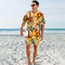 Conjunto Playero Hombre - Camisa y Pantalón Estampado Vacaciones Playa