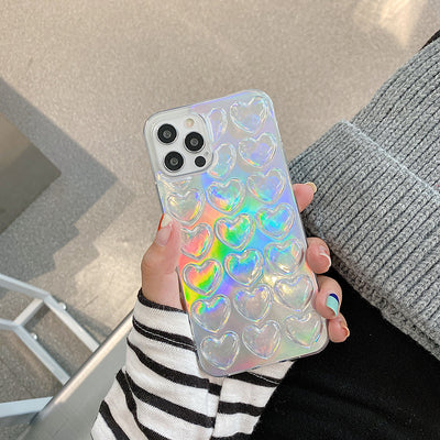 Funda Transparente 3D con Grabado Láser Love para Celular - Image 3